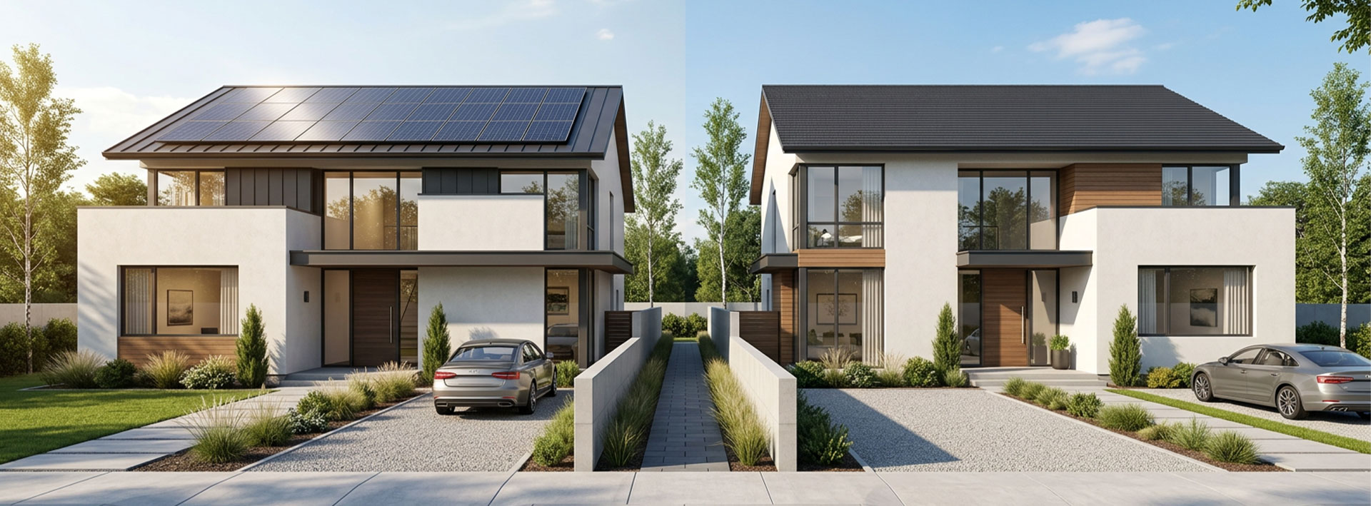 Solar powered modern home